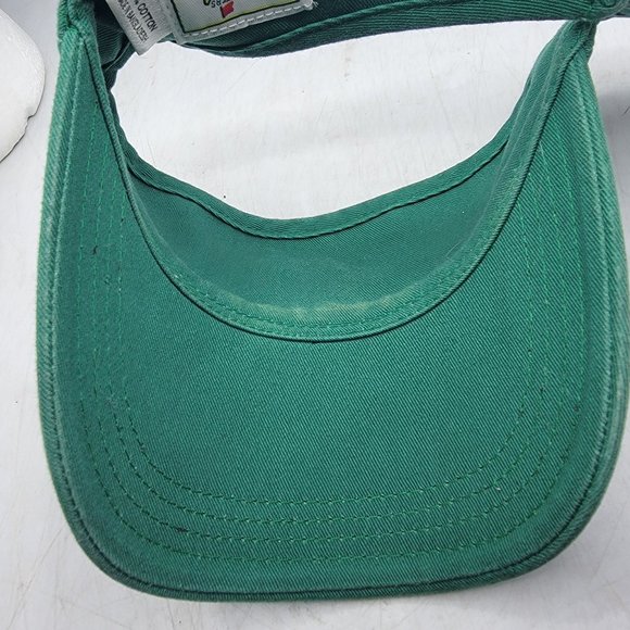 Masters American Needle Adults National Green Visor Strap Back Hat 100% Cotton - Picture 8 of 8